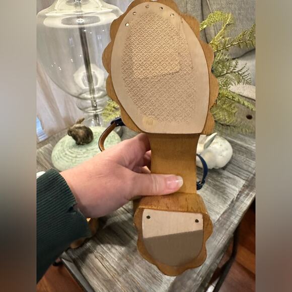 TORY BURCH Blue Alma Platform Sandal - Picture 16 of 16